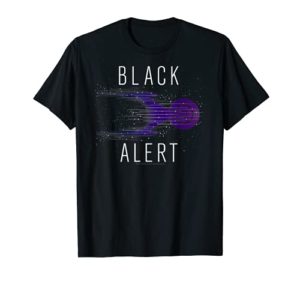 Star Trek Discovery Black Alert Starry T-Shirt