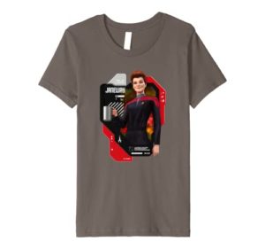 Kids Star Trek: Prodigy Hologram Janeway, Protostar’s ETH Premium T-Shirt