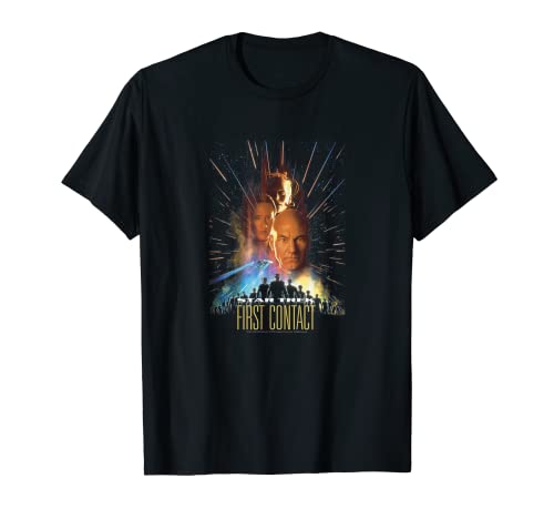 Star Trek: The Next Generation First Contact Poster T-Shirt
