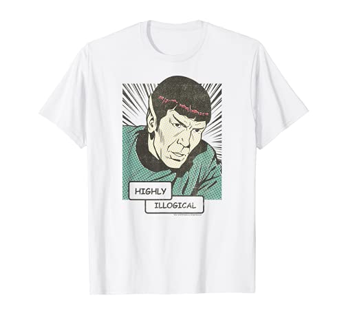 Star Trek Original Series Spock Retro Comic T-Shirt
