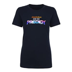 Star Trek: Prodigy Logo Women’s Short Sleeve T-Shirt Navy