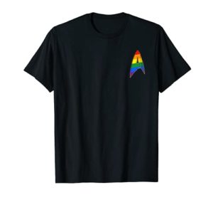 Star Trek Discovery Rainbow Pride Badge T-Shirt