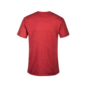 Men’s Star Trek: Deep Space Nine Niners DS9 Baseball League T-Shirt – Red Heather – Medium