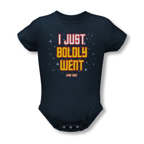 Star Trek – Boldly Went Infant T-Shirt in Navy, 18-24 Months, Navy