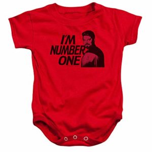 Star Trek – Toddler Im Number One Onesie, Size: 12 Months, Color: Red