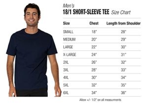 Logovision Star Trek Enterprise Athletic Shirts for Men, Short Sleeve T Shirt, Officially Licensed (X-Large) Navy