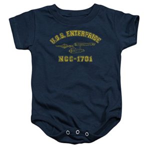 Enterprise Athletic — Star Trek — Infant One-Piece Snapsuit, 6 Months