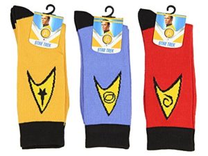 Star Trek The Original Series Uniform Adult Crew Socks