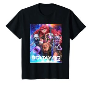 Kids Star Trek: Prodigy Boldly Go Poster T-Shirt